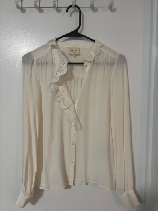 Sezanne Tops - Sezanne Chlo top (Ecru/Cream) size 34